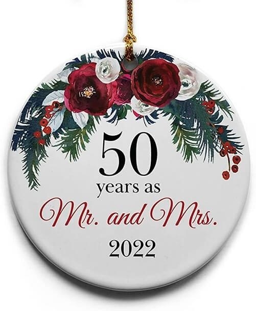 Mr. and Mrs. Ceramic have been married for 50 years.