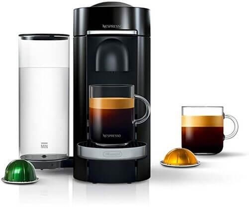 The Nespresso Vertuo Plus Deluxe Coffee and Espresso Maker is available for purchase.