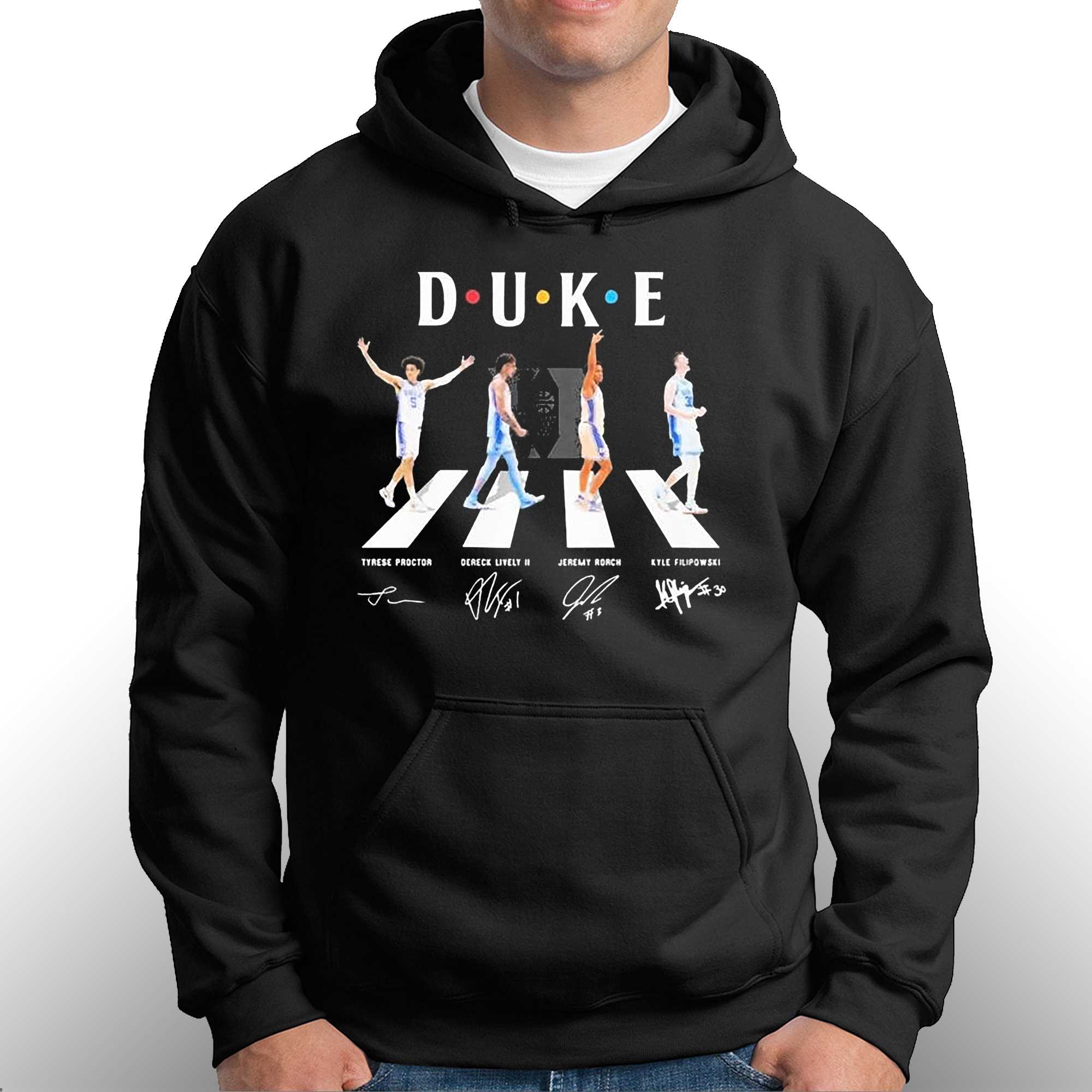 Duke Blue Devils Team Abbey Road Signatures T-shirt 