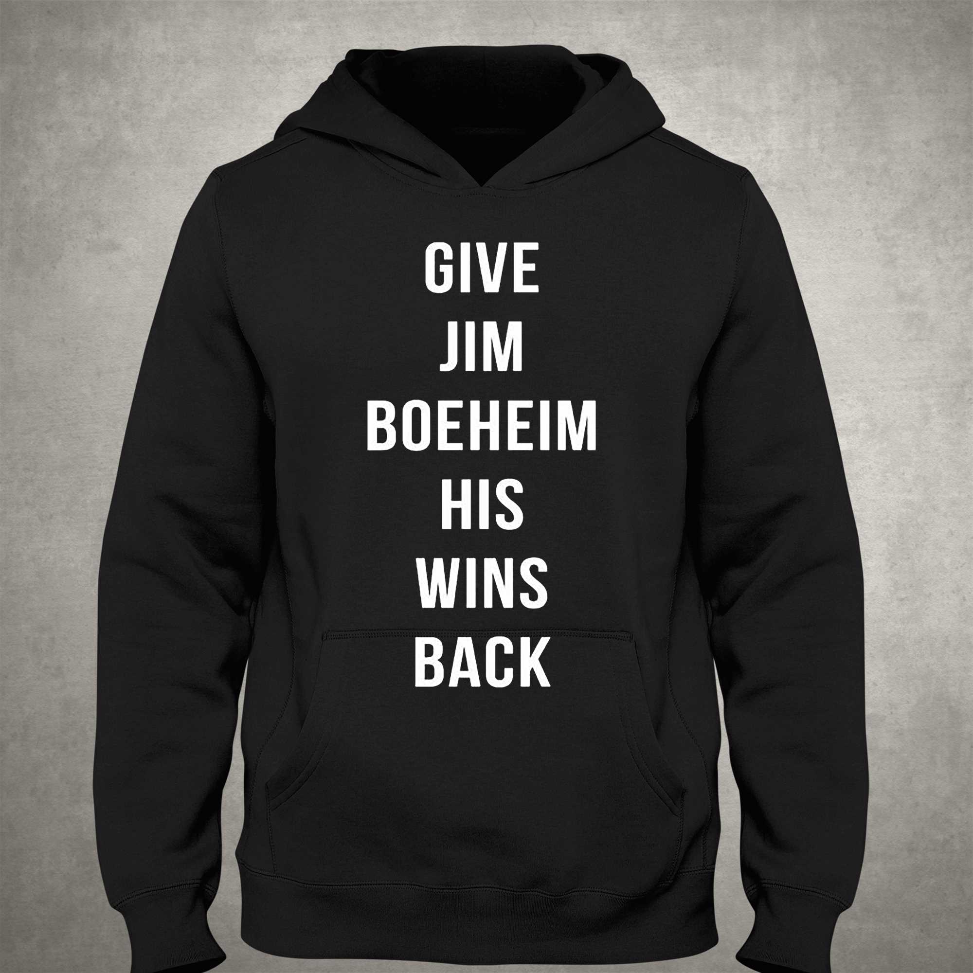 Giving Jim Boeheim Back His Wins Back T-shirt 