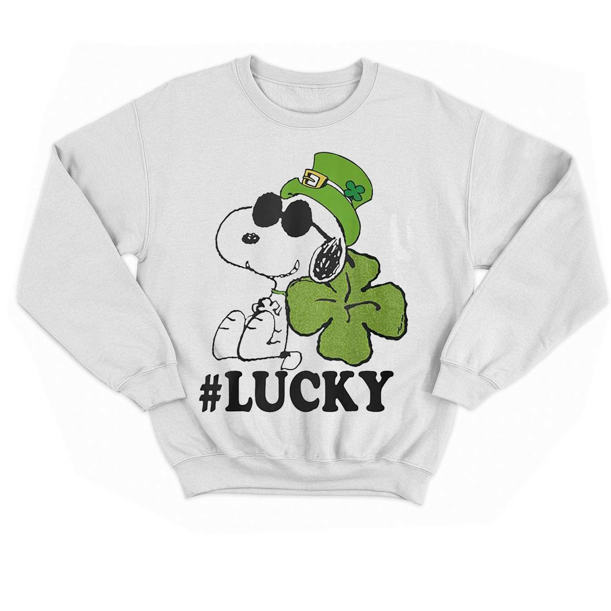 Peanuts St Patricks Snoopy Lucky Clover 2023 Shirt 