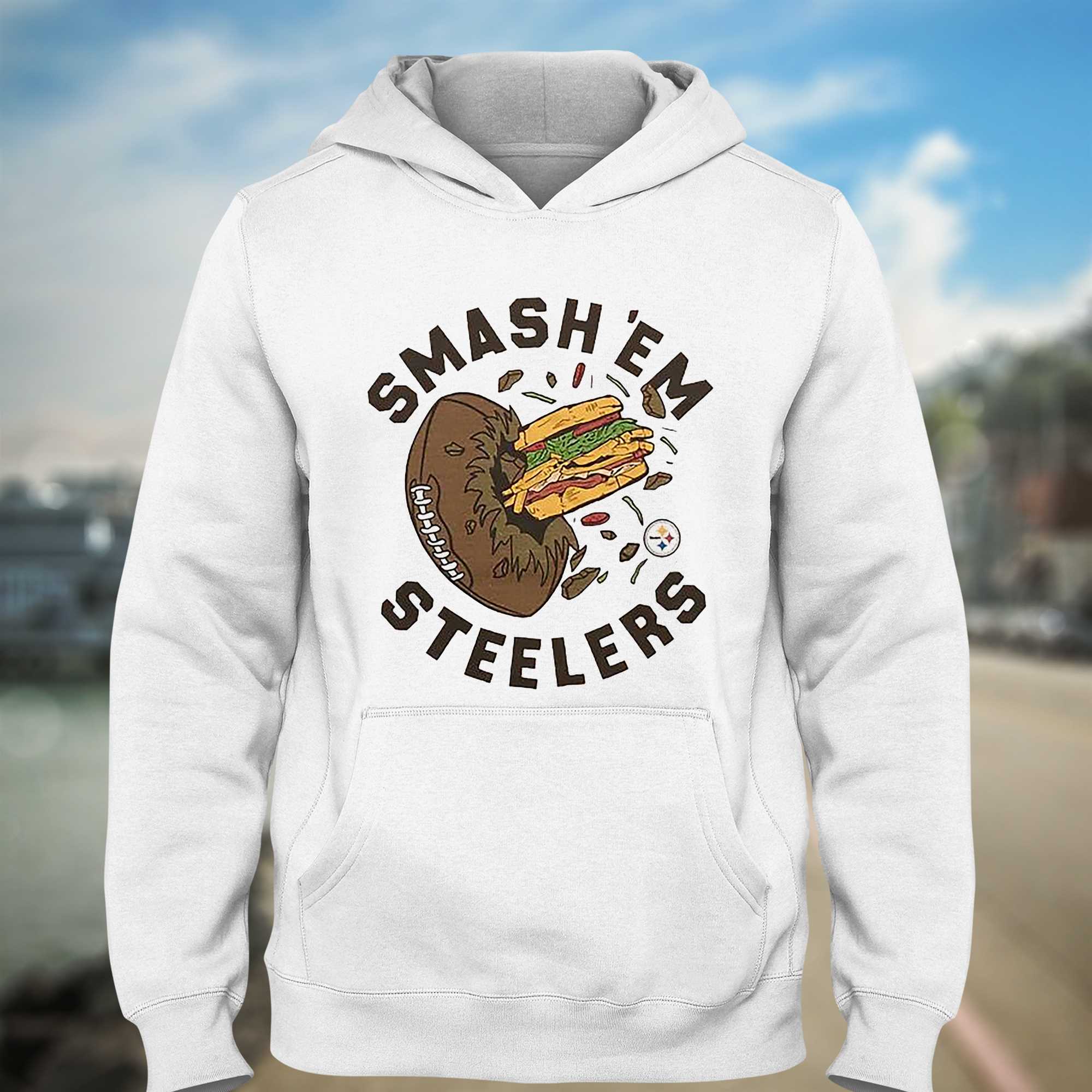 Pittsburgh Steelers Smash Em Steelers T-shirt 