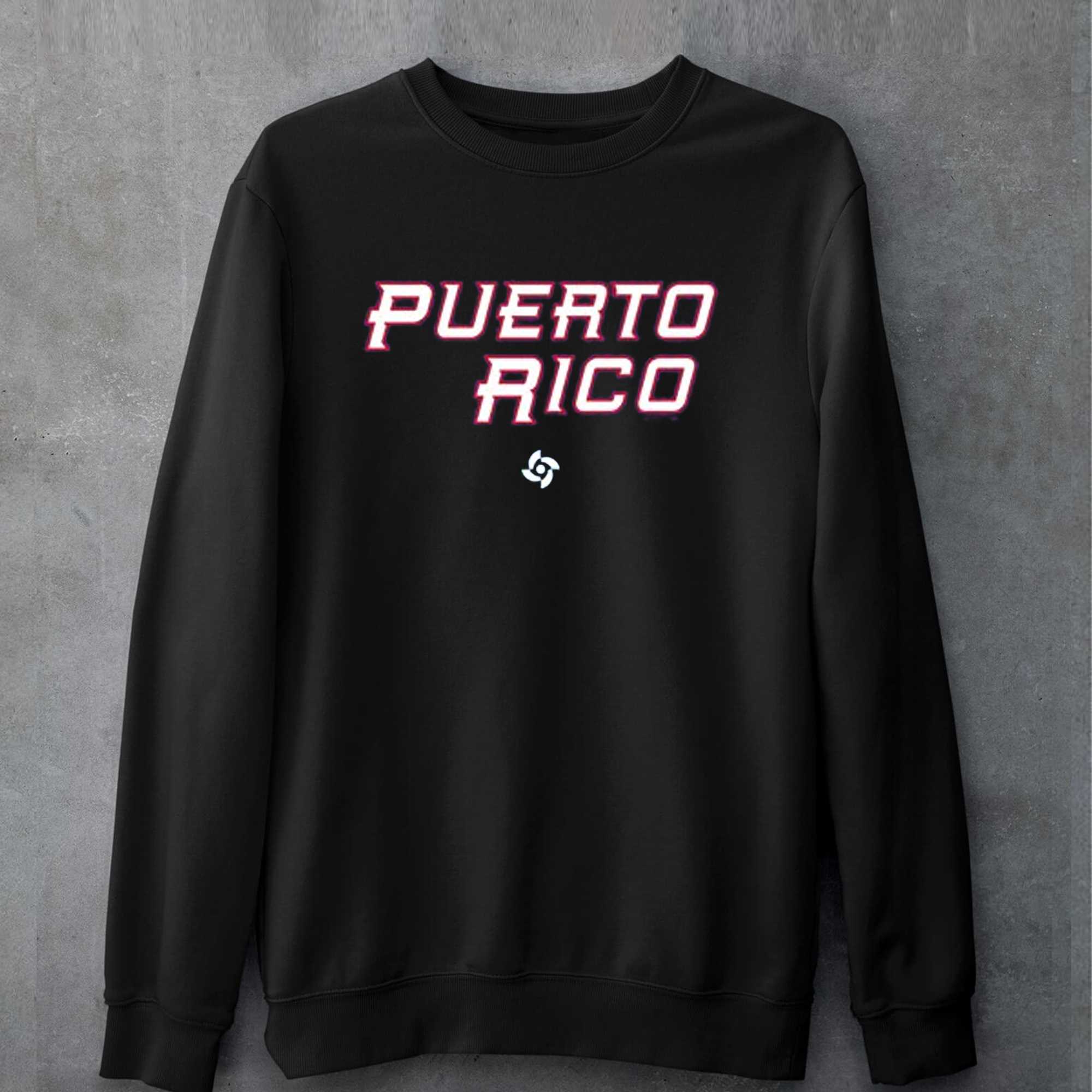 Puerto Rico Baseball Shirt Hoodie 