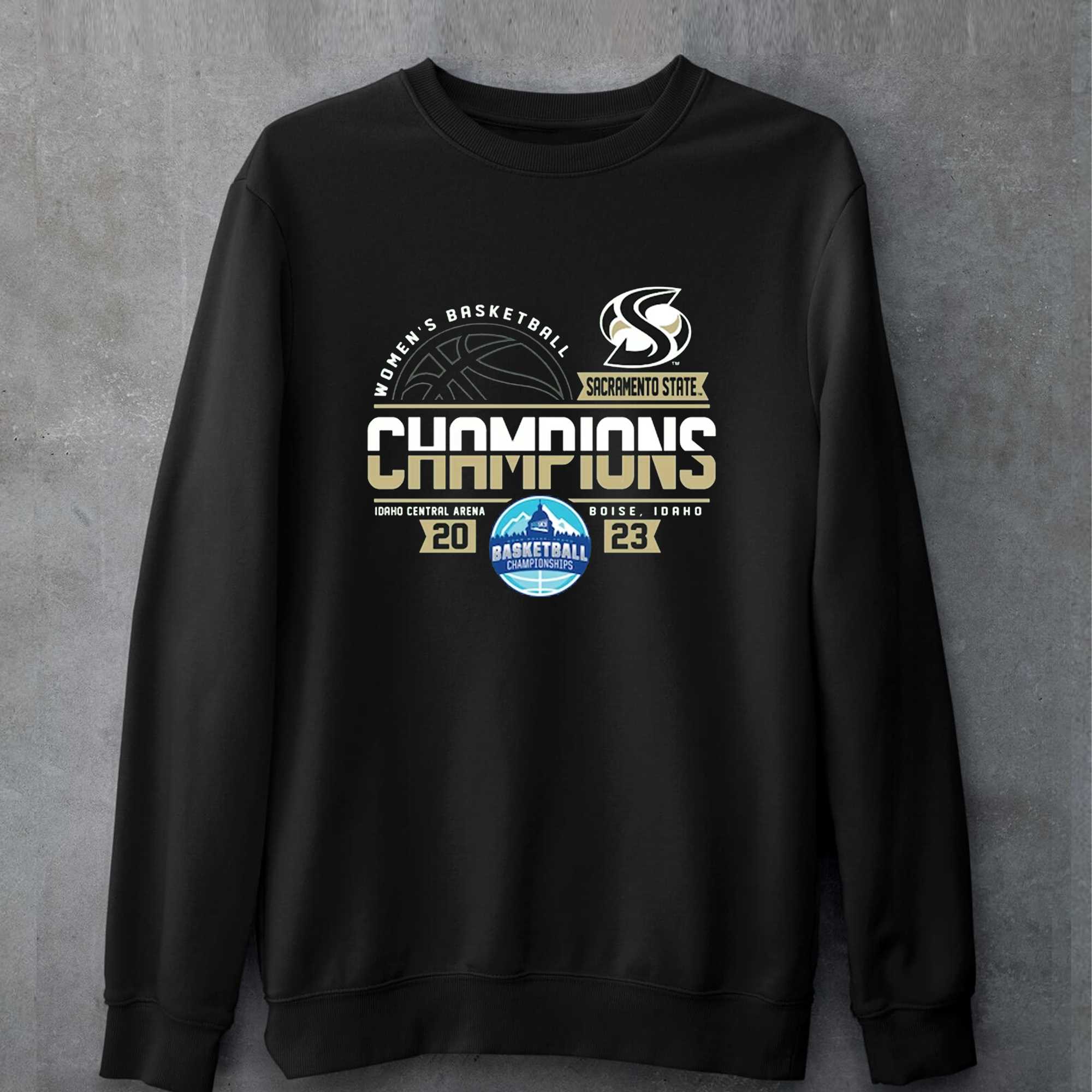 Sacramento State Hornets Big Sky Womens Basketball Conference Tournament Champions T-shirt 