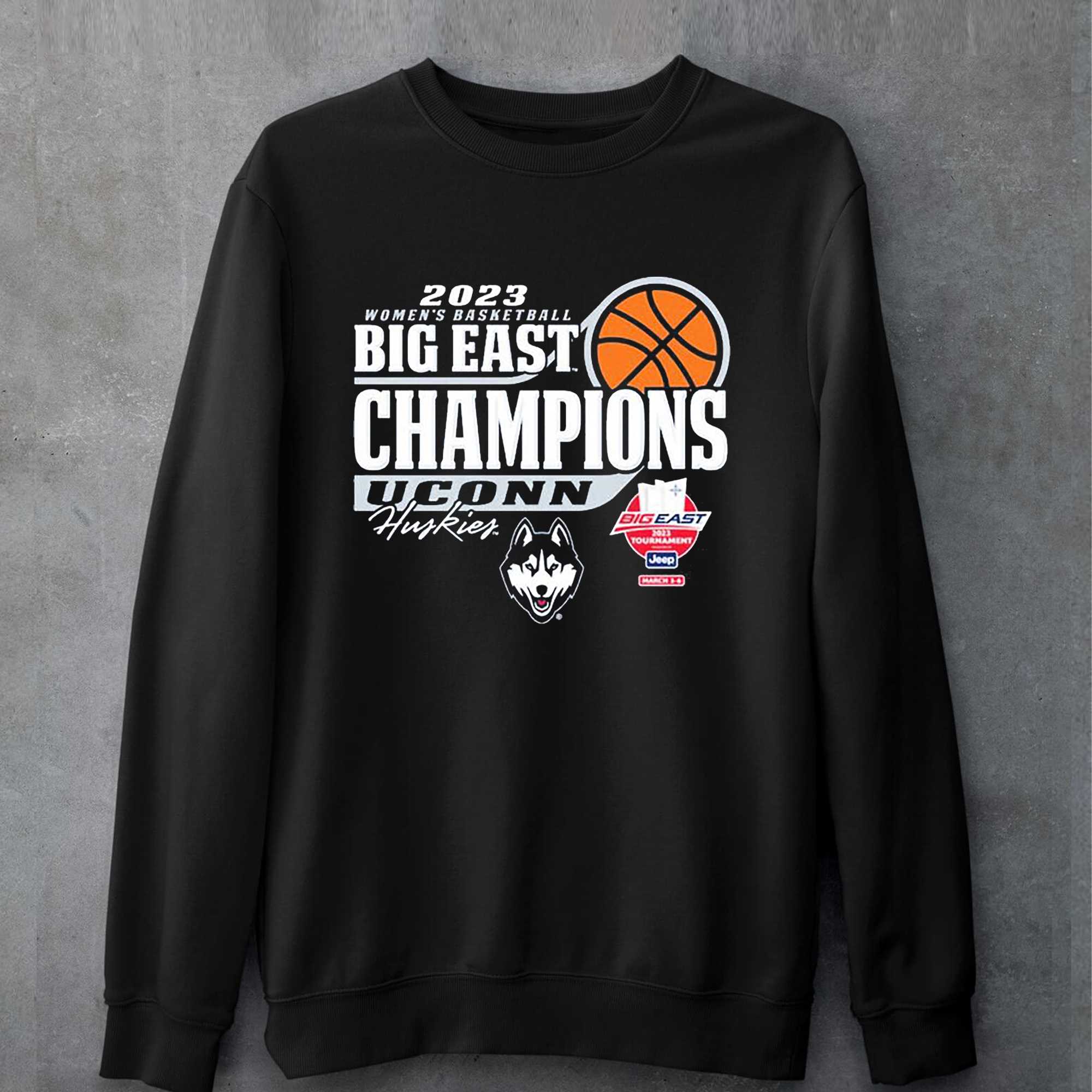 Uconn Womens Basketball 2023 Big East Tournament Champions Shirt 