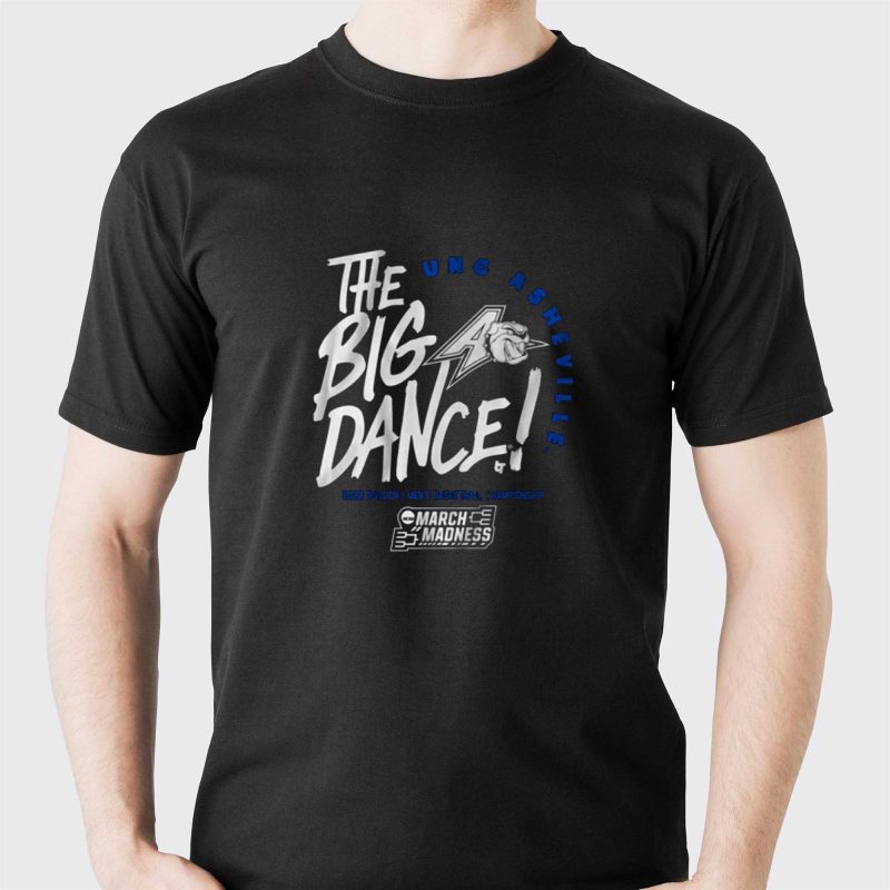 unc asheville the big dance t shirt 1