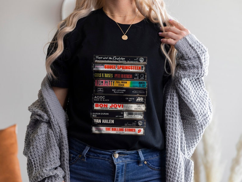 Vintage Cassette Tape Tshirt Retro Cassette Tape 