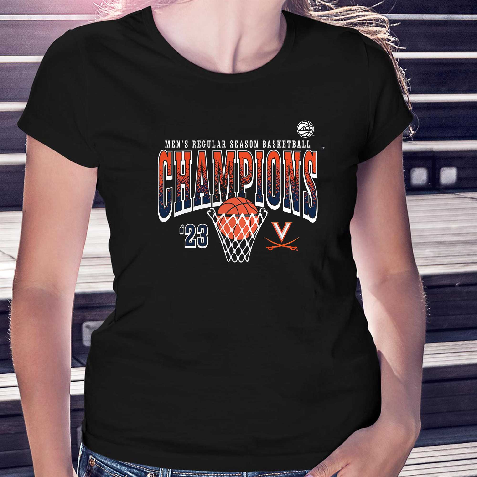 Virginia Cavaliers Fanatics Branded 2023 Acc Men’s Basketball Regular Season Champions T-shirt