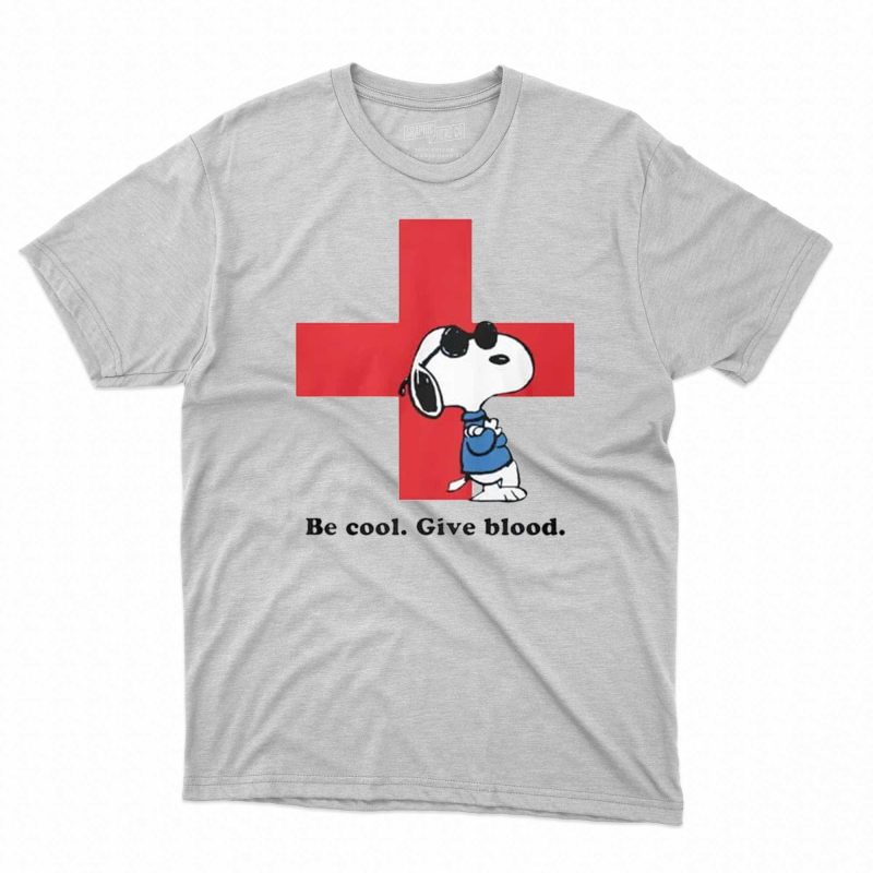 official donate blood snoopy shirt 1
