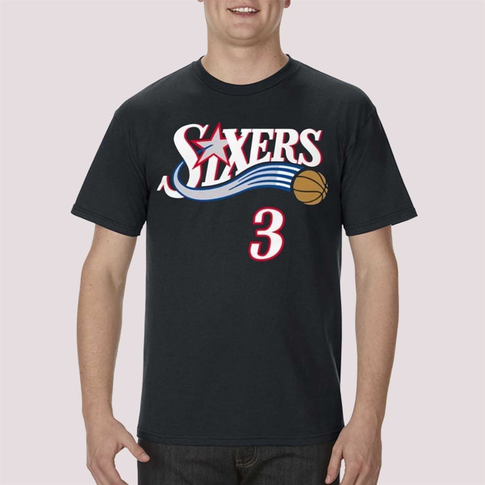 Mitchell Ness Allen Iverson Philadelphia 76ers Shirt