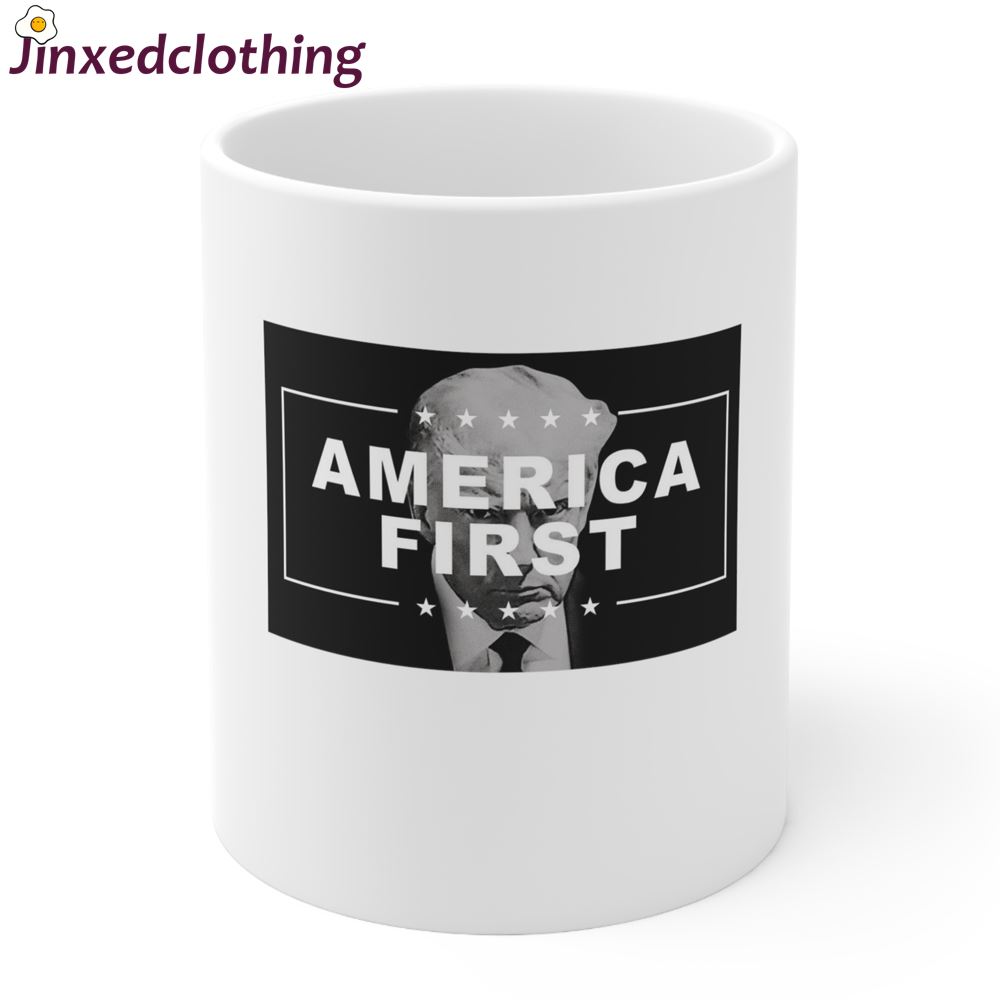 Trump Mugshot America First Mug